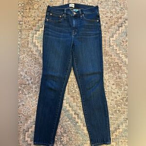 J. Crew Dark Wash Toothpick Jeans